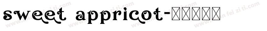 sweet appricot字体转换